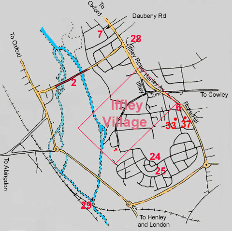 Interactive Iffley Village Street Map